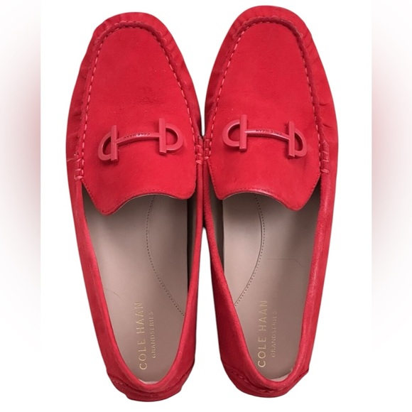 COLE HAAN Women’s Tully Suede Driver Loafers - Picture 1 of 12